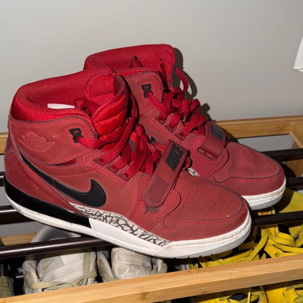 Nike Red and Black High-Tops